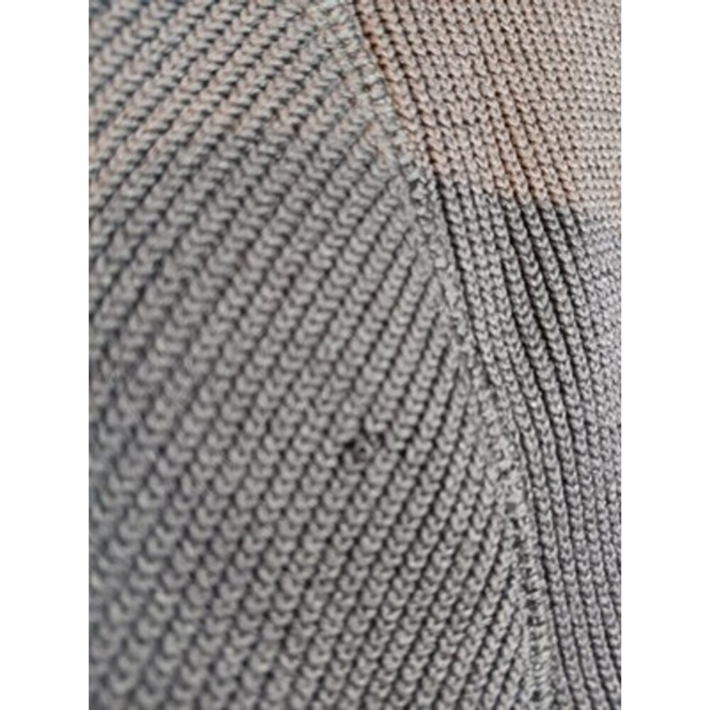 North Face M Gray Ribbed Jacket – Soft Warm Layer, Red Logo, Fall Ready - Picture 7 of 8